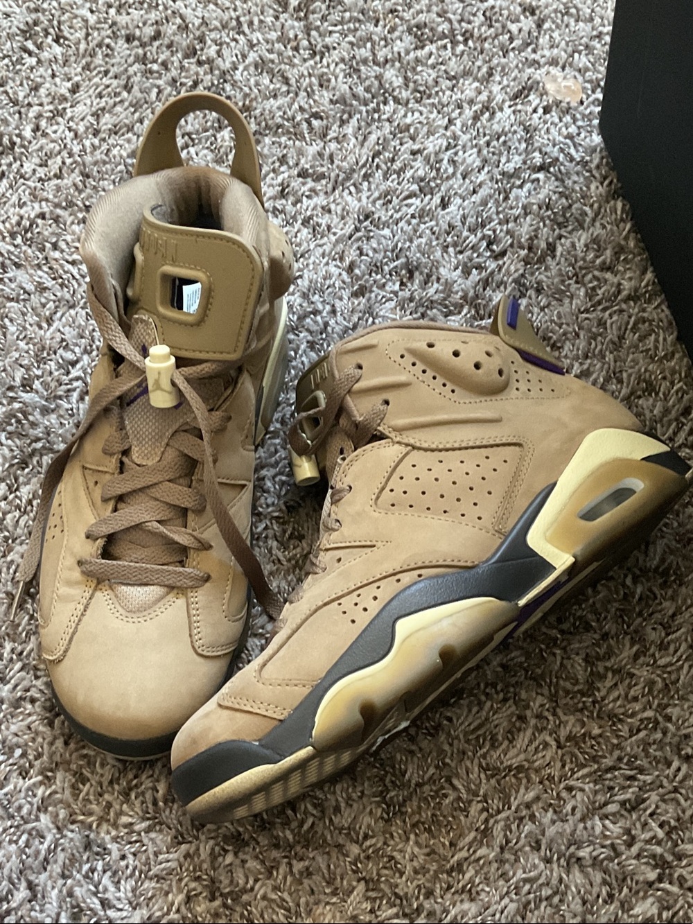 Men's Tan Suede High-Top Sneakers - Casual Street Style